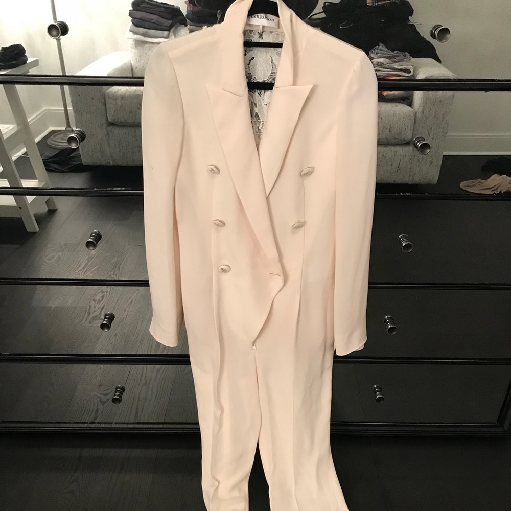 Emilio Pucci jumpsuit  with lace back